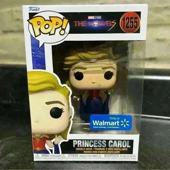 Funko Pop! Vinyl: Marvel - Princess Carol - (Exclusive) #1255 - Picture 1 of 6